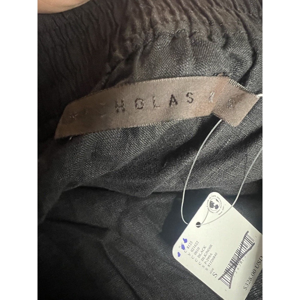 Free People Nicholas K Linen Short Black Pants Size Small - Picture 9 of 10